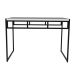 Mesa de Jantar Retangular Wooden Branca e Preta