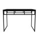 Mesa de Jantar Retangular Wooden Ônix e Preta