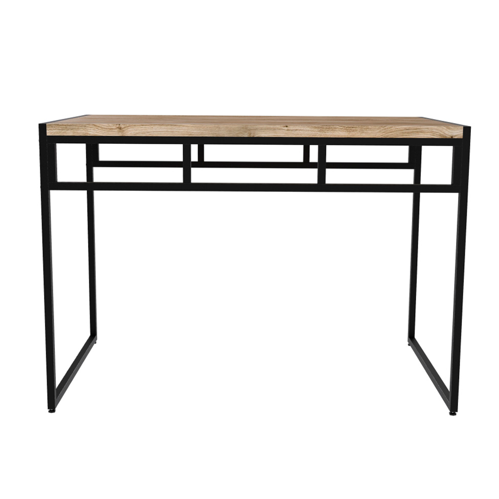 Mesa de Jantar Retangular Wooden Carvalho e Preta
