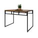 Mesa de Jantar Retangular Wooden Mel e Preta