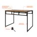 Mesa de Jantar Retangular Wooden Mel e Preta