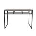 Mesa de Jantar Retangular Wooden Snow e Preta