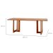 Mesa de Jantar Retangular com Tampo Madeira Talia Imbuia 180 cm