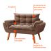 Namoradeira Lidi Suede Bege