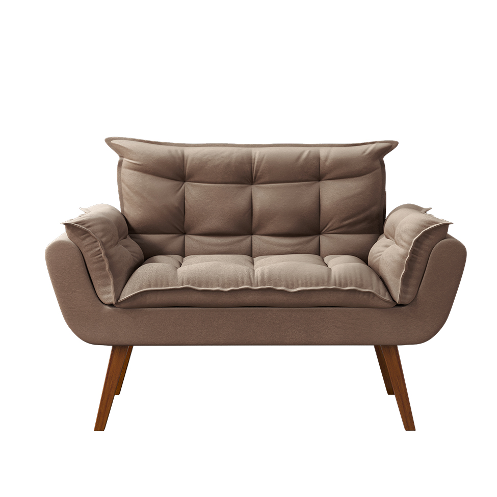 Namoradeira Lidi Suede Bege