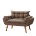 Namoradeira Lidi Suede Bege