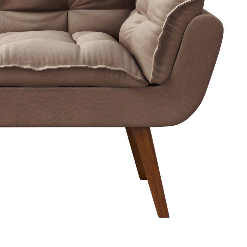 Namoradeira Lidi Suede Bege