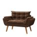 Namoradeira Lidi Suede Marrom