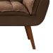 Namoradeira Lidi Suede Marrom