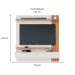 Painel de TV até 65 Polegadas Juriti Off White e Freijó