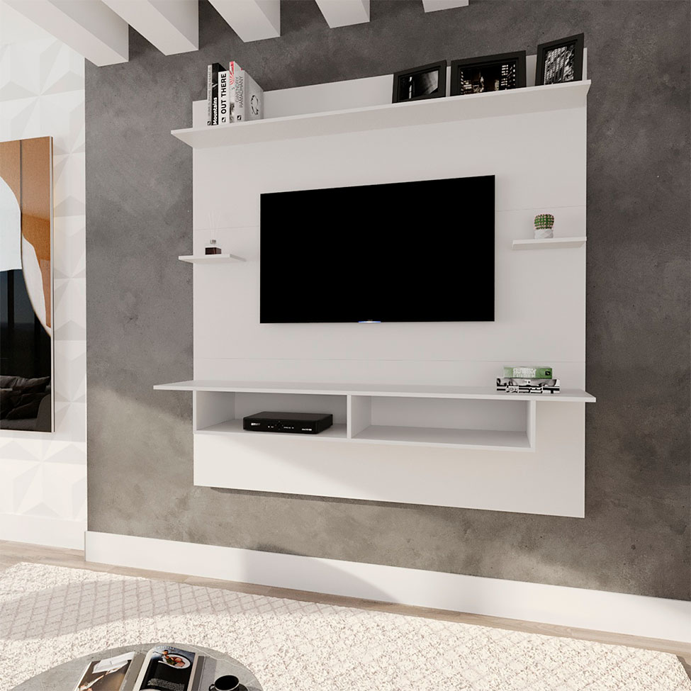 Painel para TV até 60 Polegadas Lais Branco 160 cm