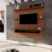 Painel para TV até 60 Polegadas Lais Marrom 180 cm