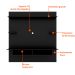 Painel para TV até 60 Polegadas Lais Preto 160 cm