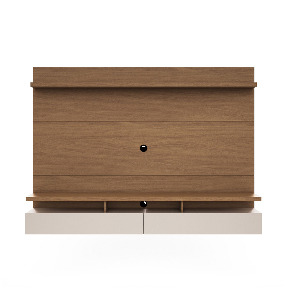 Painel para TV até 60 Polegadas Zeus Natural e Off White