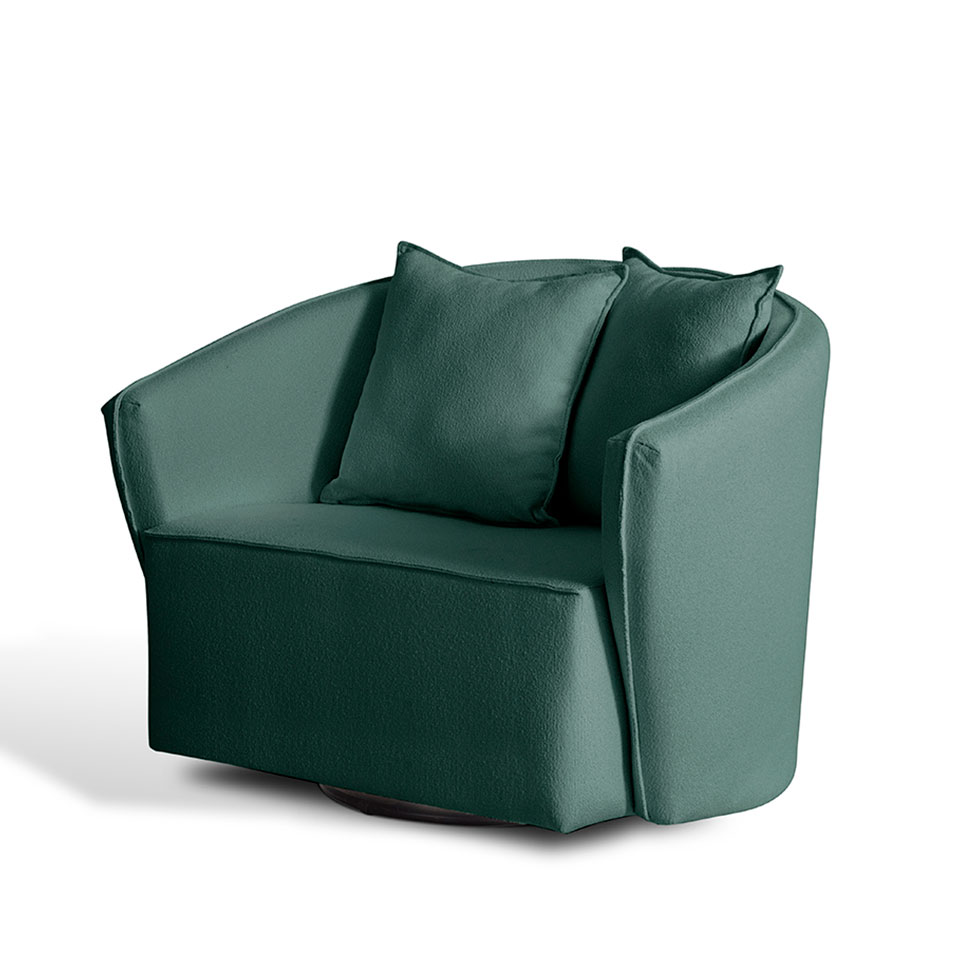 Poltrona Alice Veludo Verde