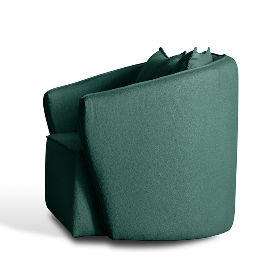 Poltrona Alice Veludo Verde