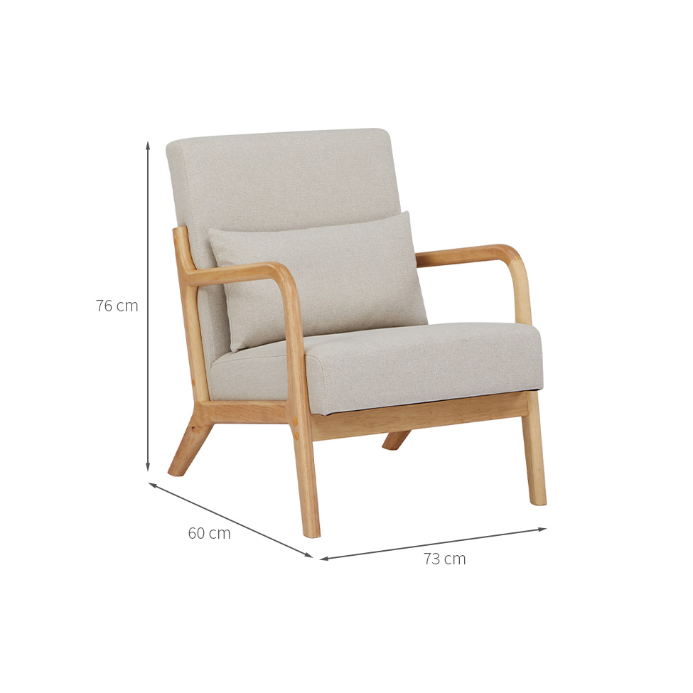 Poltrona Beatrice Natural