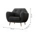 Poltrona Beegees Suede Grafite