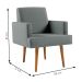 Poltrona Jasper Linho Cinza