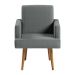 Poltrona Jasper Linho Cinza