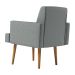 Poltrona Jasper Linho Cinza