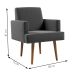 Poltrona Jasper Suede Grafite