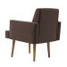 Poltrona Jasper Suede Marrom
