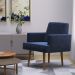 Poltrona Jasper Velosuede Azul Marinho