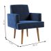 Poltrona Jasper Velosuede Azul Marinho