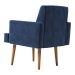 Poltrona Jasper Velosuede Azul Marinho