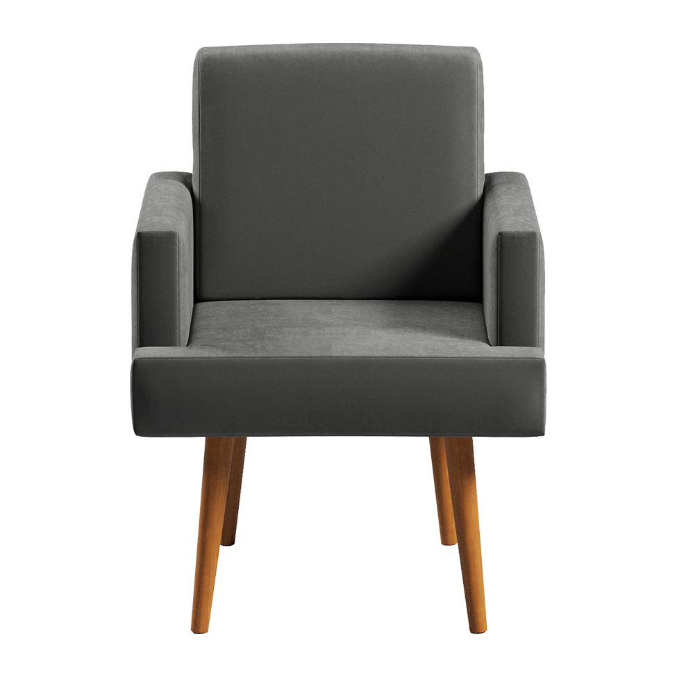 Poltrona Jasper Velosuede Grafite