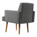 Poltrona Jasper Velosuede Grafite