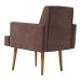 Poltrona Jasper Velosuede Marrom
