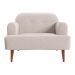 Poltrona Kiev Linho Cru