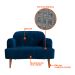 Poltrona Kiev Velosuede Azul Marinho