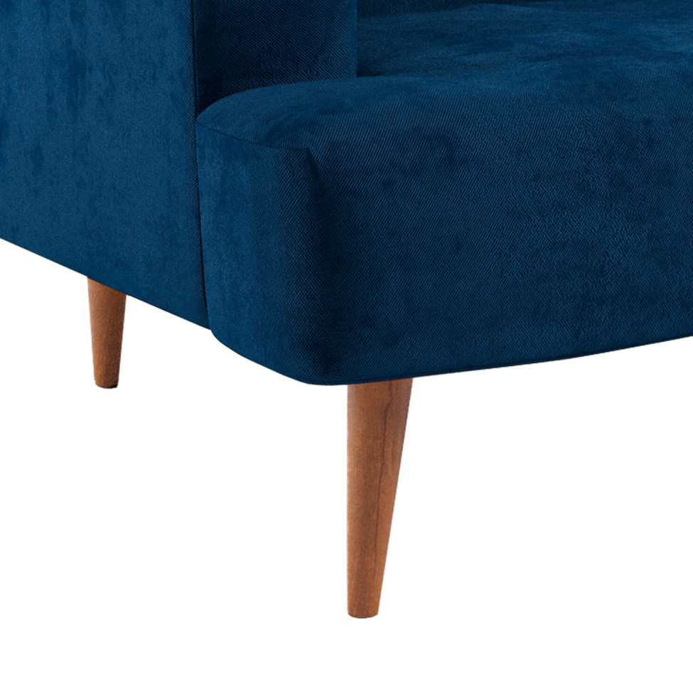 Poltrona Kiev Velosuede Azul Marinho