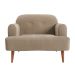 Poltrona Kiev Velosuede Bege