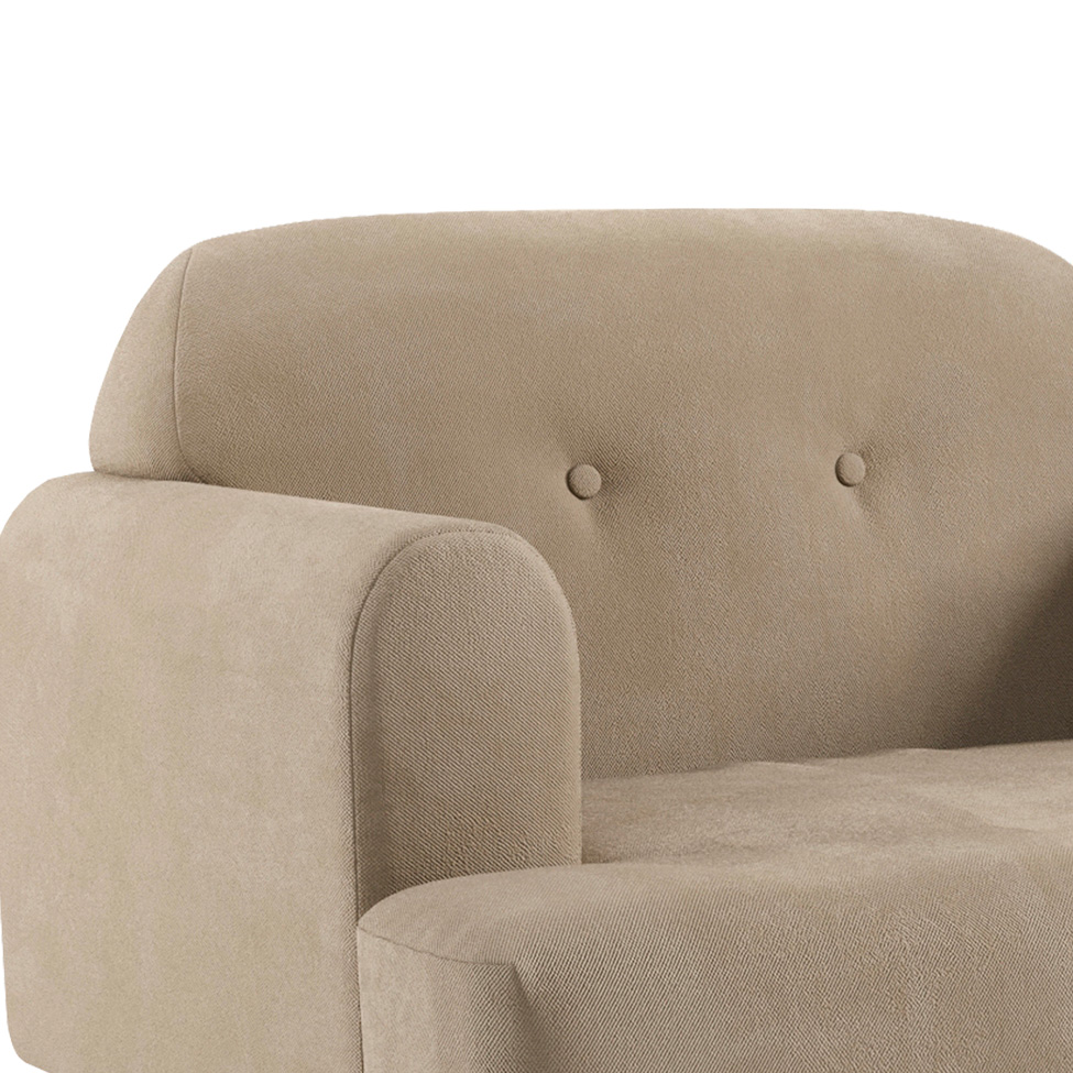 Poltrona Kiev Velosuede Bege