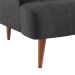 Poltrona Kiev Velosuede Grafite