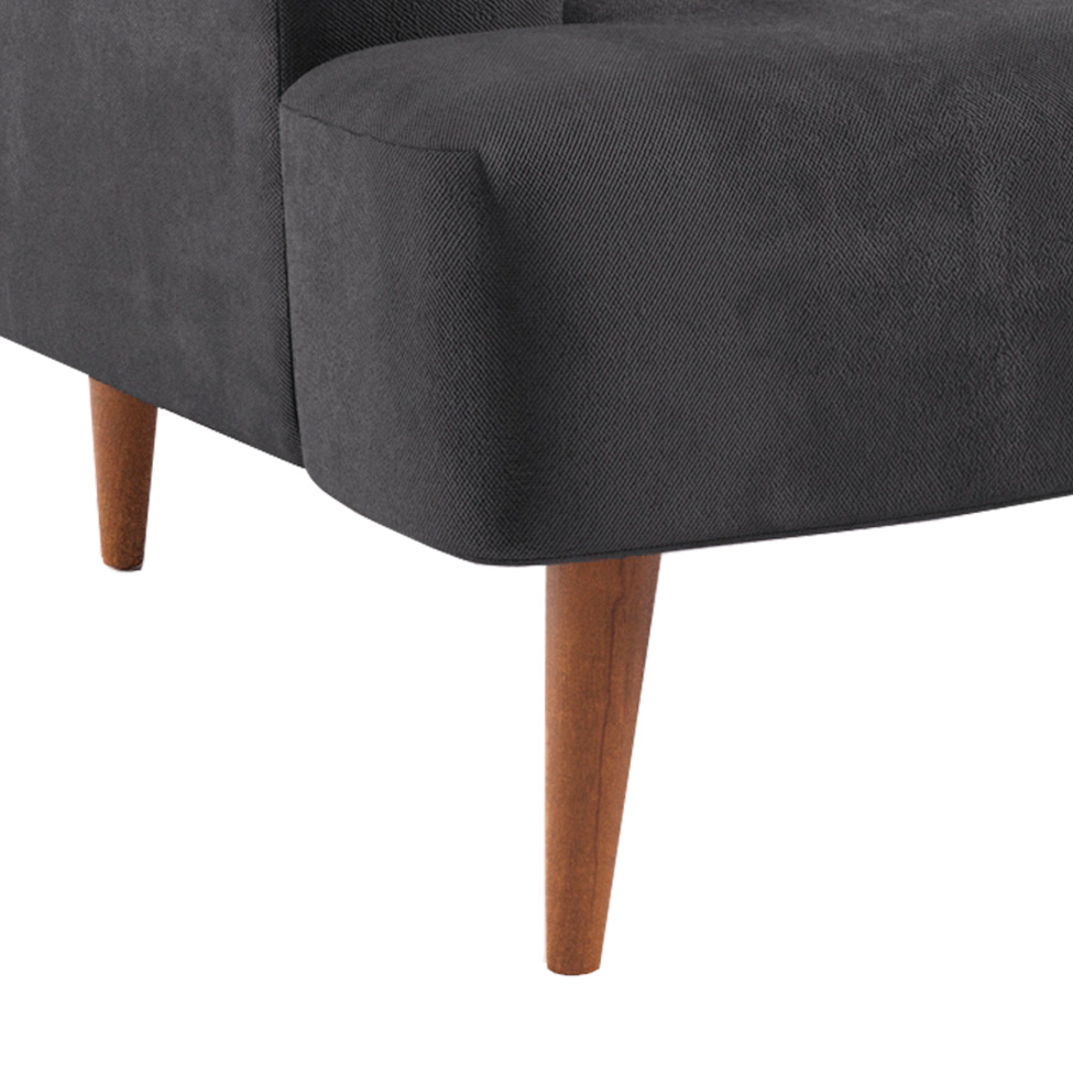 Poltrona Kiev Velosuede Grafite