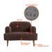 Poltrona Kiev Velosuede Marrom
