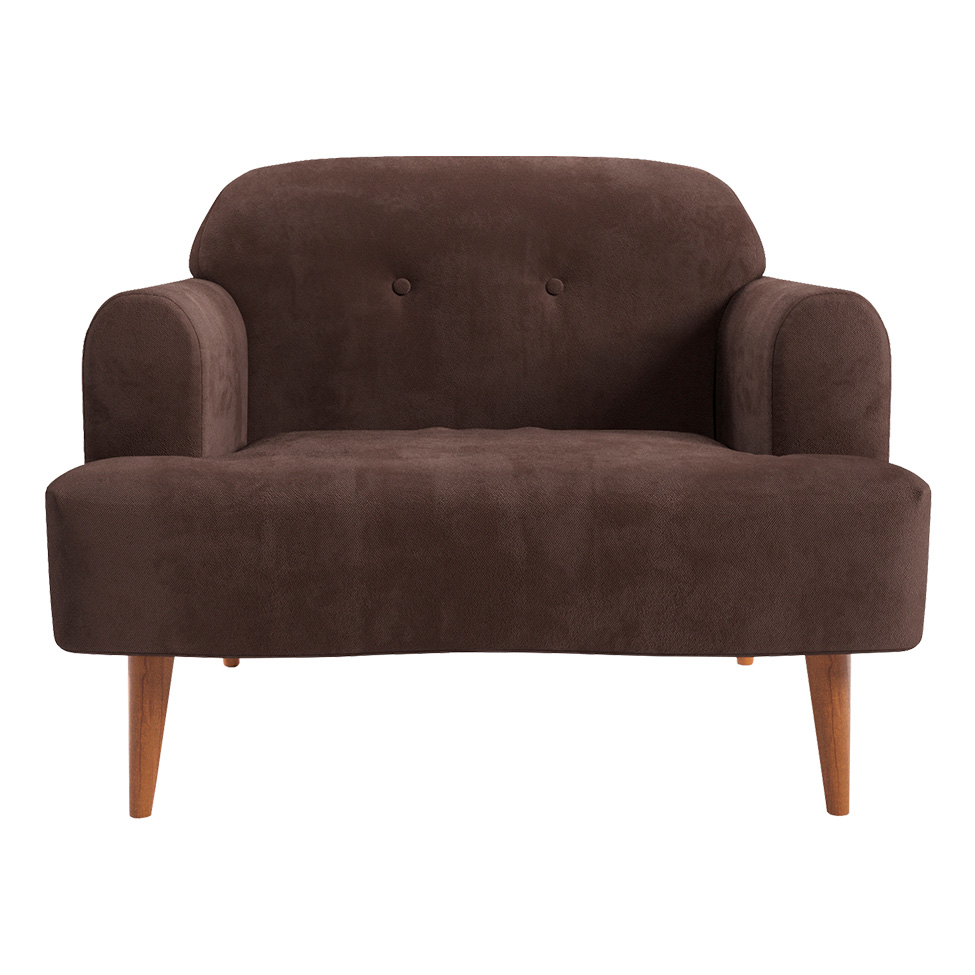 Poltrona Kiev Velosuede Marrom