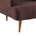 Poltrona Kiev Velosuede Marrom