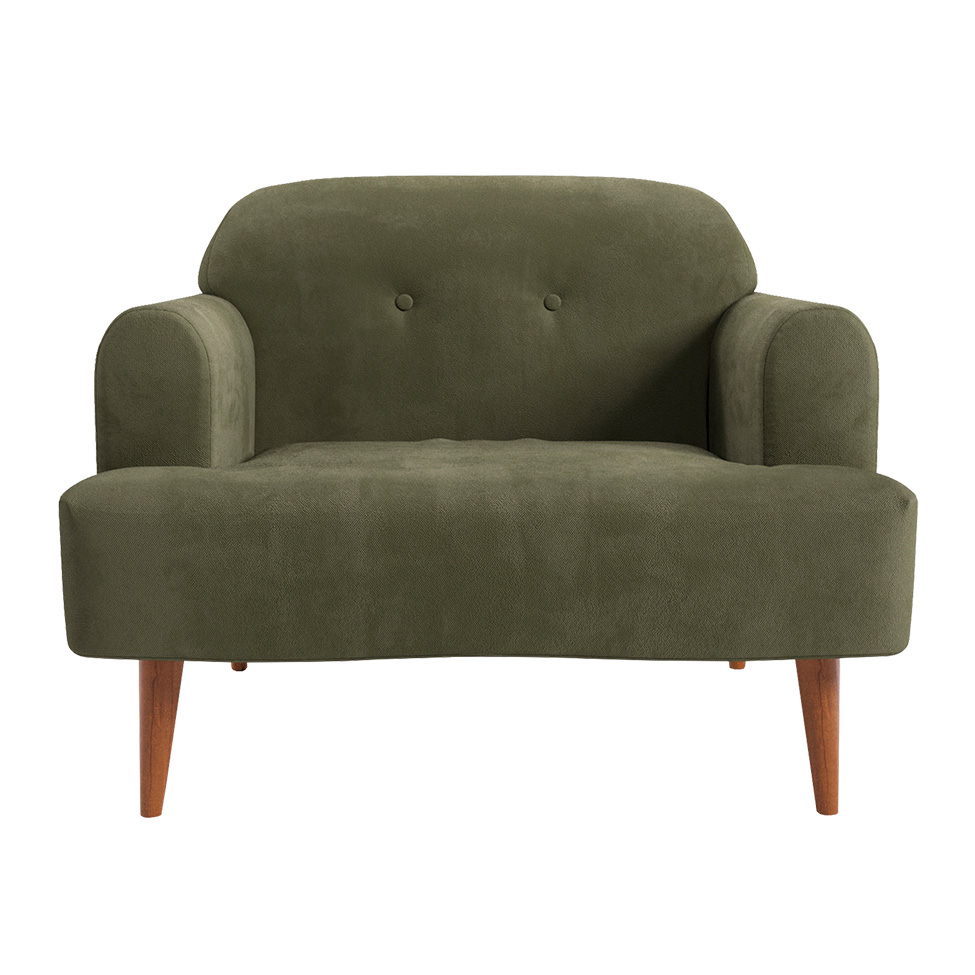 Poltrona Kiev Velosuede Verde