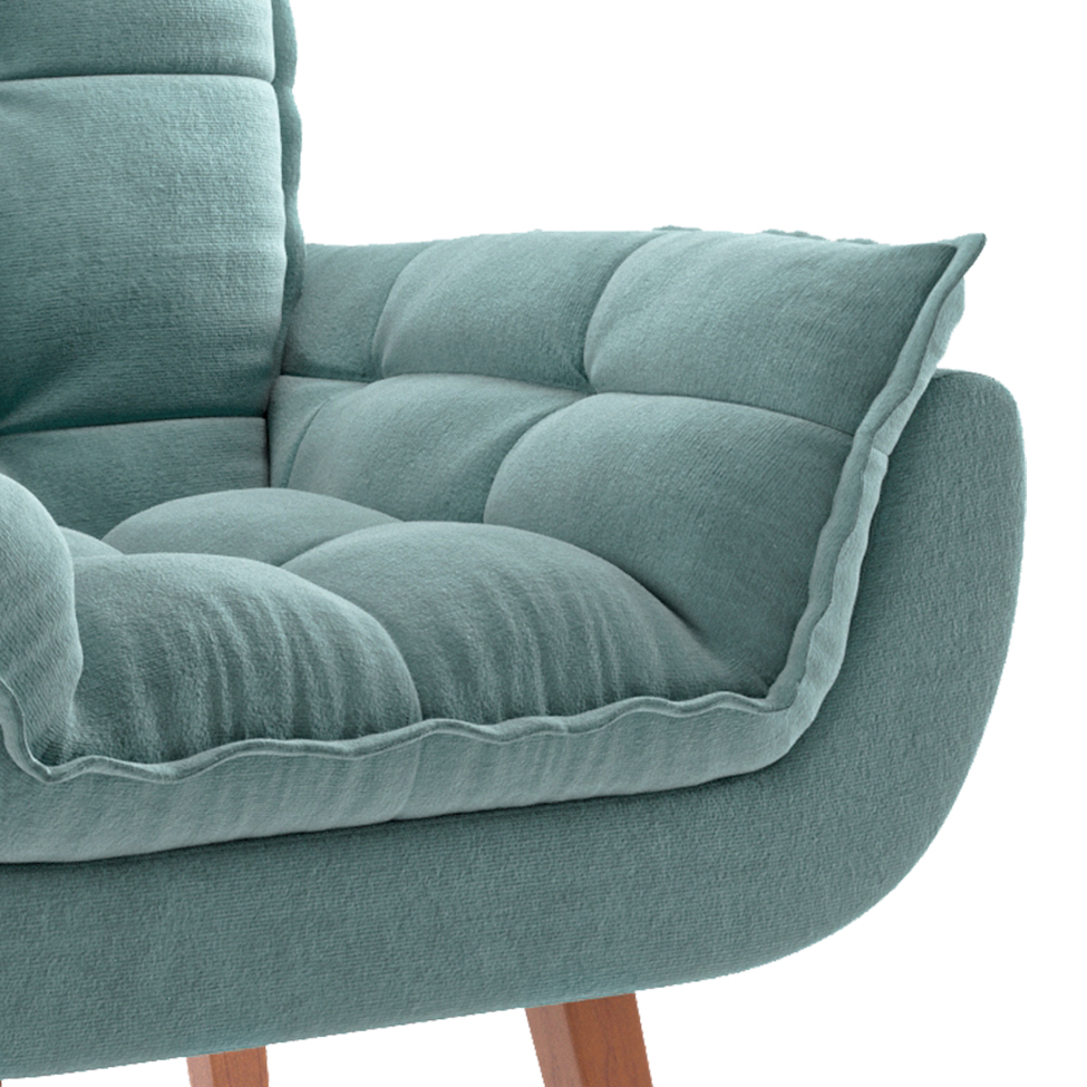 Poltrona Lidi Suede Suculenta