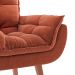 Poltrona Lidi Suede Terracota