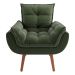 Poltrona Lidi Suede Verde