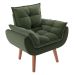 Poltrona Lidi Suede Verde