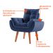 Poltrona Lidi Velosuede Azul Marinho