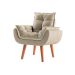 Poltrona Lidi Velosuede Bege